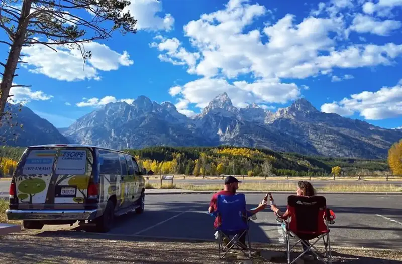 Campervan hire in the USA.